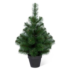 Künstlicher Weihnachtsbaum im Topf grün 55 cm