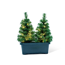 Verkleinertes Bild von Künstliche Weihnachtsbäume im Kasten grün 50 cm, 2er-Set