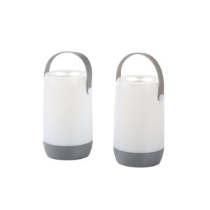 LED-Tischleuchte 'Sona Touch' weiß/grau 12 x 19 cm