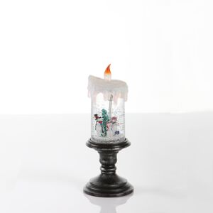 LED-Wasserlaterne 'Kerze' transparent Ø 13,5 x 29 cm