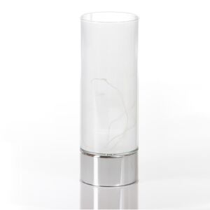 LED-Dekolicht 'Cara' silbern/transparent Ø 9 x 25 cm
