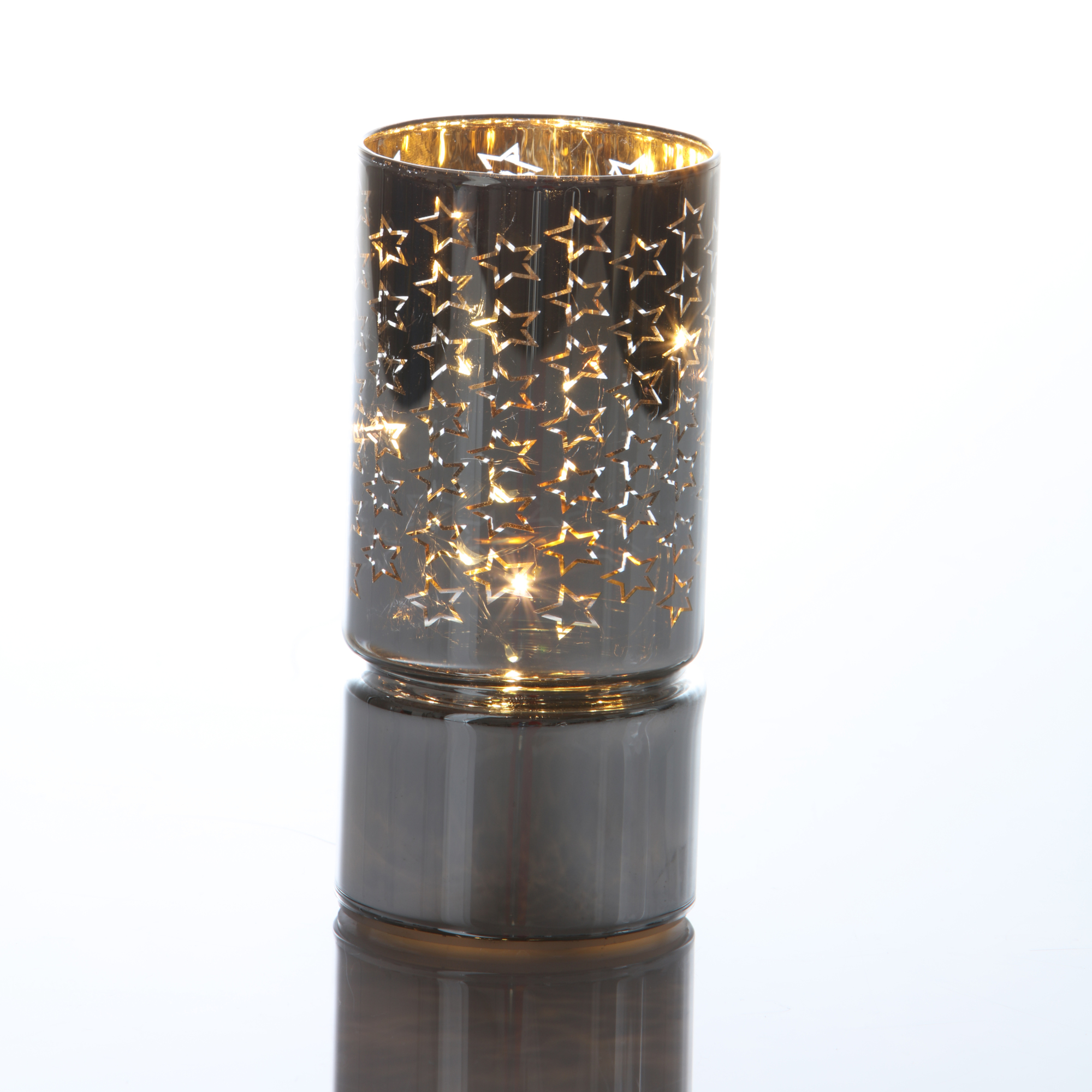 LED-Dekolicht 'Chris' silbern Ø 7 x 15 cm + product picture