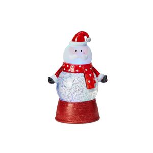 LED-Wasserlaterne 'Tommy' Santa weiß/rot 12,5 x 19 cm