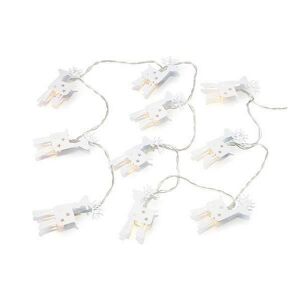 LED-Lichterkette 'Ria' mit Rentieren weiß 10 LEDs 160 cm