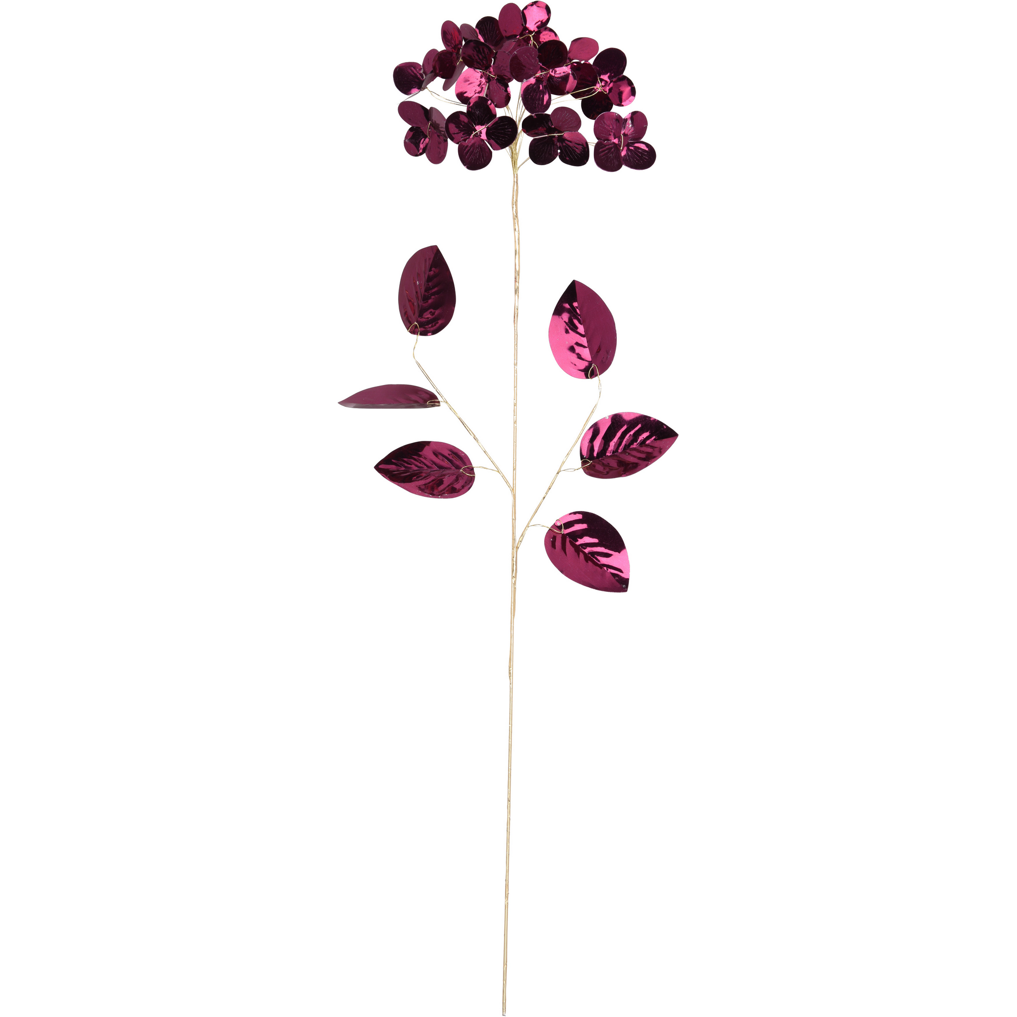 Kunstblumen-Zweig dunkelrot 69 cm + product picture