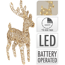 Verkleinertes Bild von LED-Dekofigur 'Rentier' warmweiß 50 LEDs 45 cm