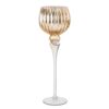 Glas-Windlicht 'Manou' goldfarben 40 cm