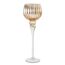Glas-Windlicht 'Manou' goldfarben 40 cm