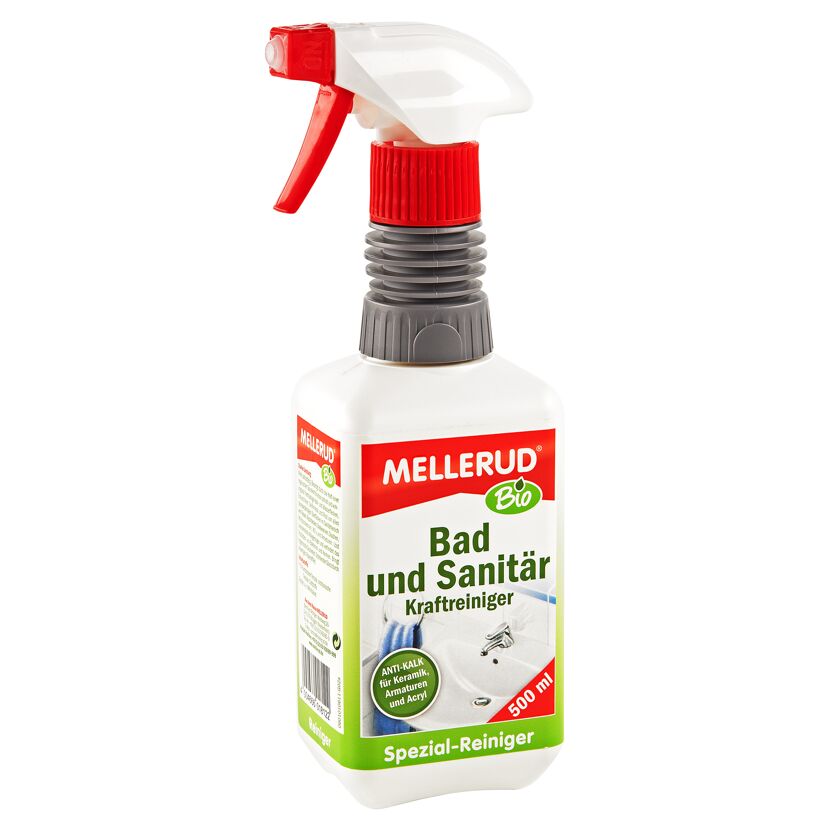 Mellerud Bio Bad- und Sanitärreiniger, 500 ml Flasche mit Sprühkopf