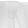 Verschluss einer transparenten Box