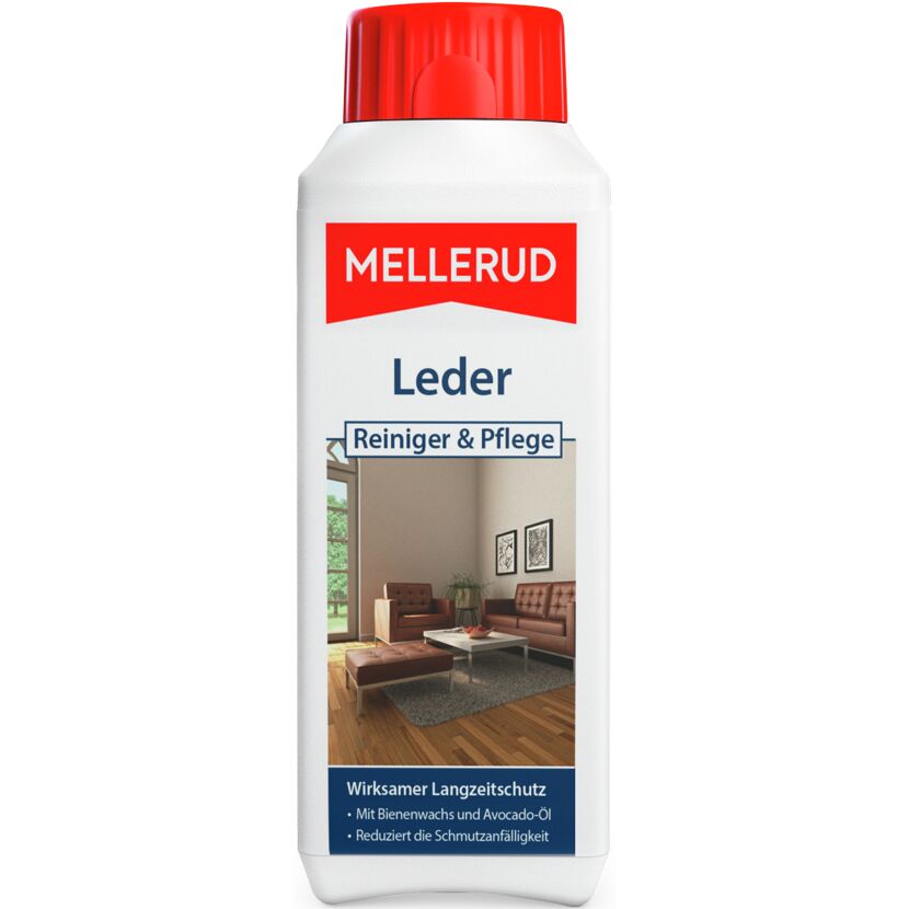 Flasche Mellerud Lederreiniger & Pflege