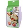 Vivess Snackbox Lunchbox für unterwegs mit belegten Sandwiches und Tomaten