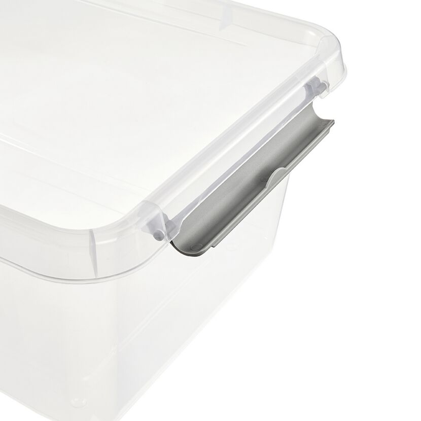 Transparente Aufbewahrungsbox mit Deckel