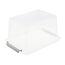 Transparente Aufbewahrungsbox mit Deckel und Griff
