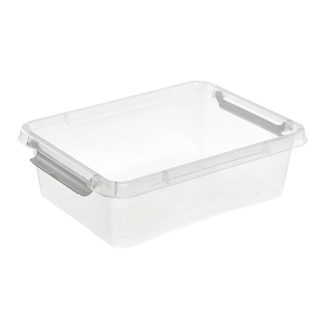 Transparente Aufbewahrungsbox Clipbox Lara