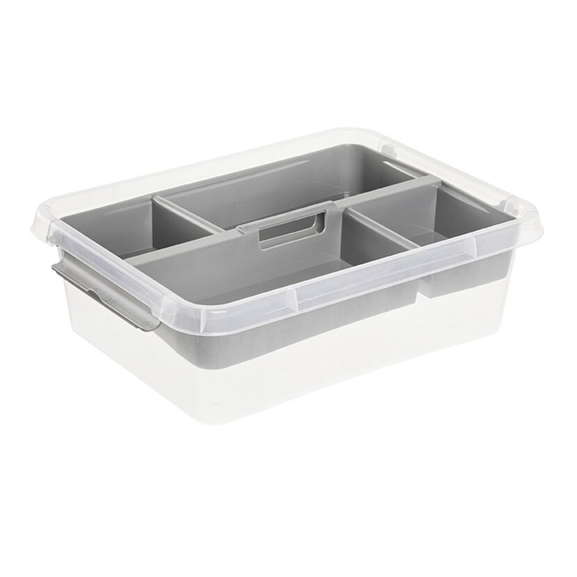 Graue Clipbox 'Lara' 1,15 Liter
