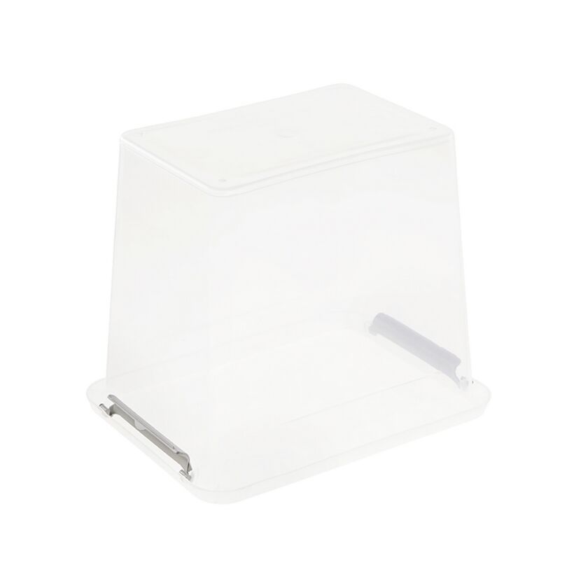 Transparente Aufbewahrungsbox Lara mit Deckel