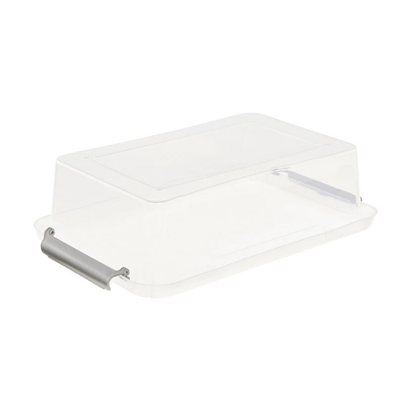 Transparente Aufbewahrungsbox Lara mit Deckel