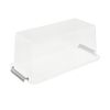 Transparente Aufbewahrungsbox mit Deckel und Griffen