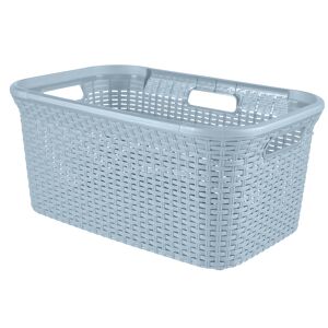 Wäschekorb 'Style Recycling' blau 38 x 27 x 59,2 cm 45 l