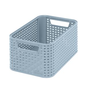 Aufbewahrungskorb 'Style Recycling Box S' blau 19,4 x 13 x 28,5 cm 7 l