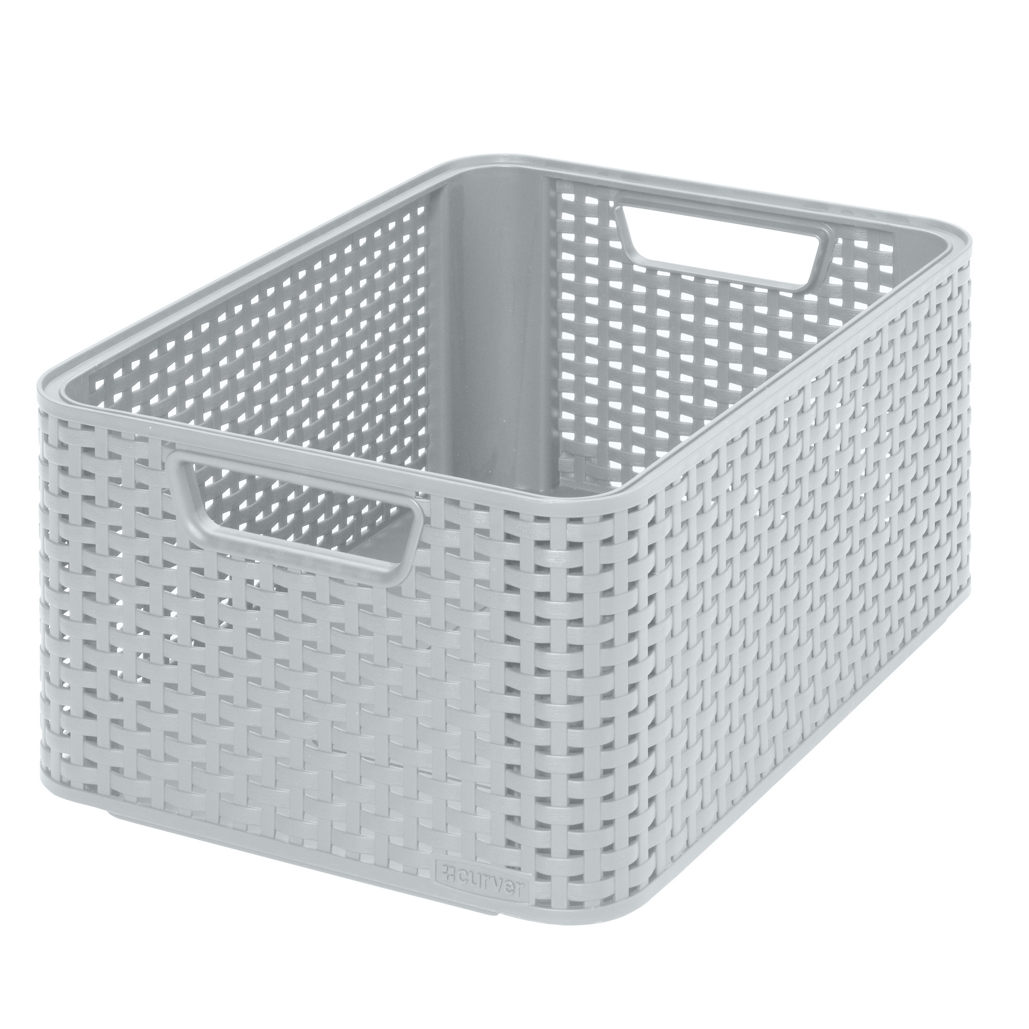 Aufbewahrungskorb 'Style Recycling Box M'  hellgrau 28,7 x 17 x 38,6 cm 18 l