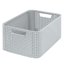 Aufbewahrungskorb 'Style Recycling Box M'  hellgrau 28,7 x 17 x 38,6 cm 18 l