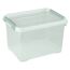 Leere transparente Aufbewahrungsbox