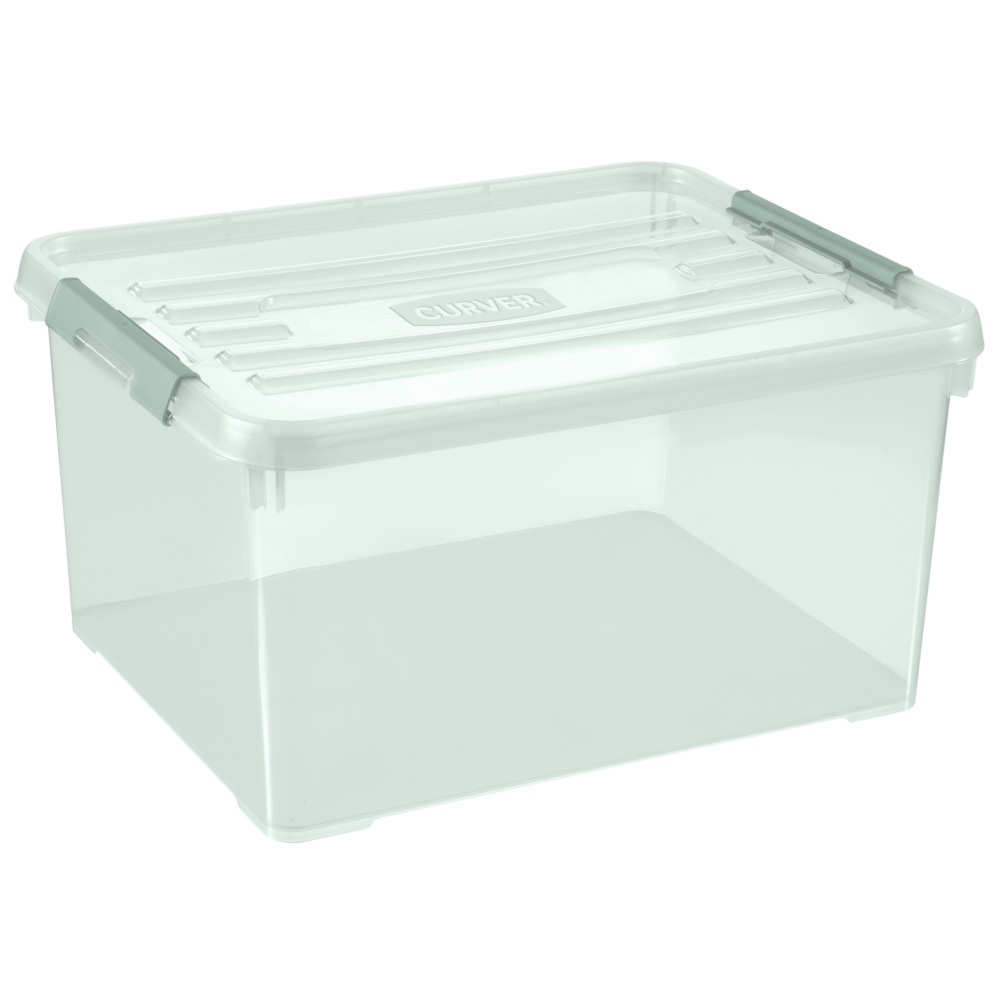 Transparente Aufbewahrungsbox mit Deckel