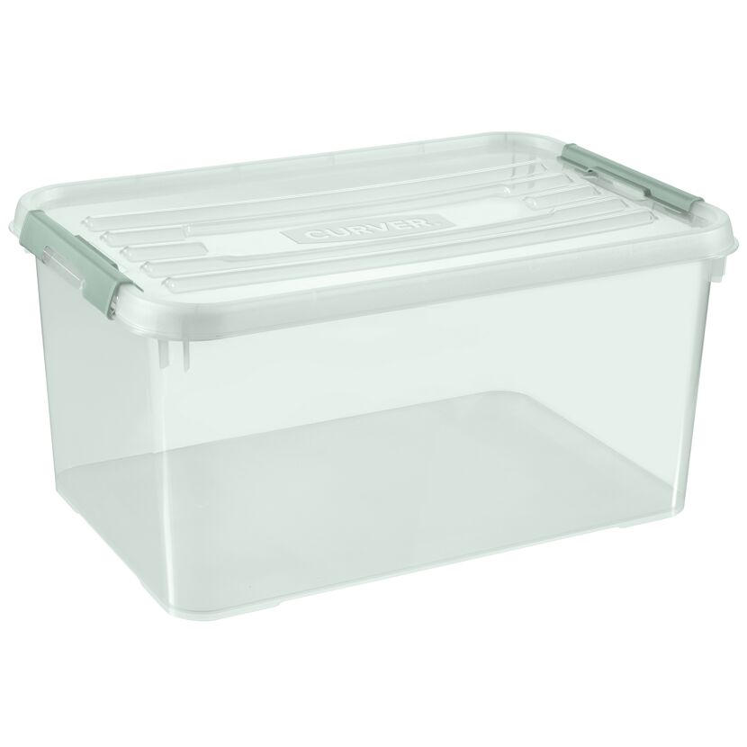 Transparente Aufbewahrungsbox mit Deckel