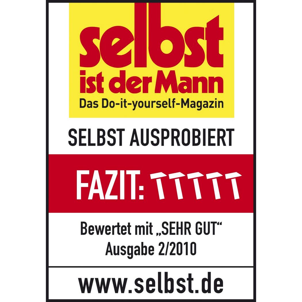 selbst ist der Mann Auszeichnung "Sehr gut"