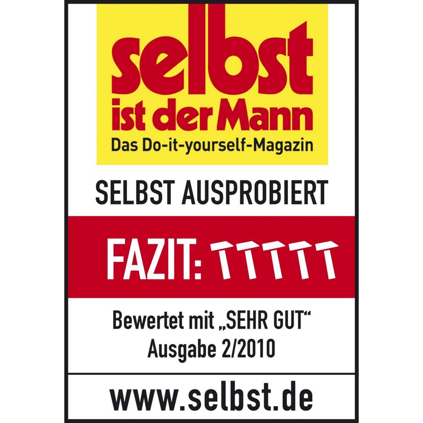 selbst ist der Mann Auszeichnung "Sehr gut"