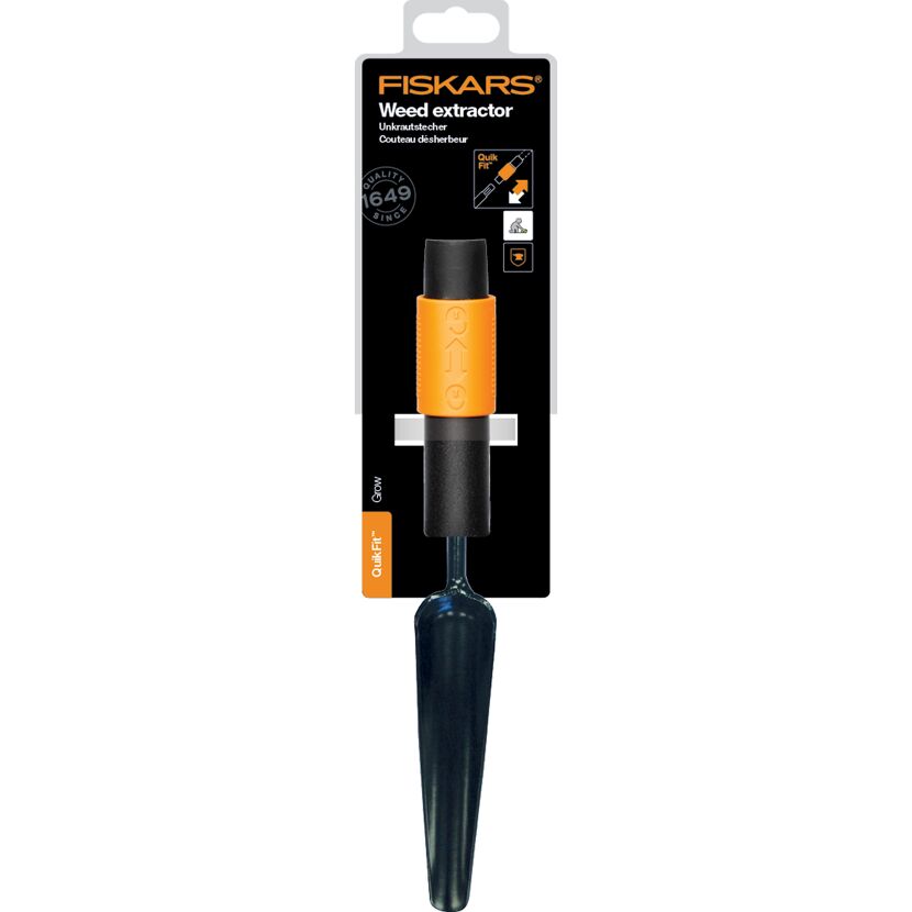 Fiskars Unkrautstecher mit Verpackung