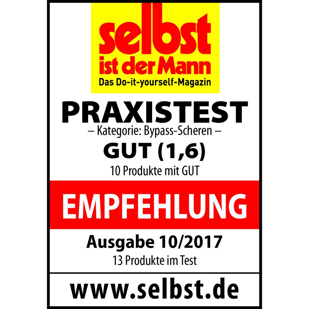 selbst ist der Mann PRAXISTEST: Bypass-Scheren mit Bewertung GUT (1,6)