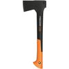 Fiskars Universalaxt X10 mit orangem Griff