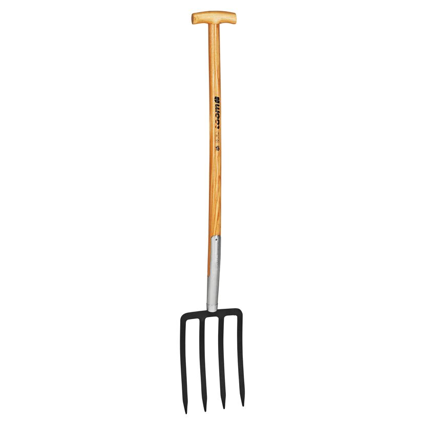Spatengabel mit Holzstiel