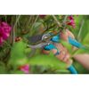 Person schneidet mit Gartenschere einen Ast