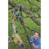 Person schneidet mit einer Gartenschere einen Ast