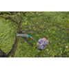 Person schneidet mit Gartensäge Äste eines Obstbaumes