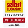 selbst ist der Mann Praxistest Empfehlenswert
