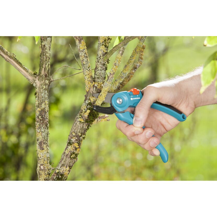 Gartenschere Amboss Stahl/Kunststoff