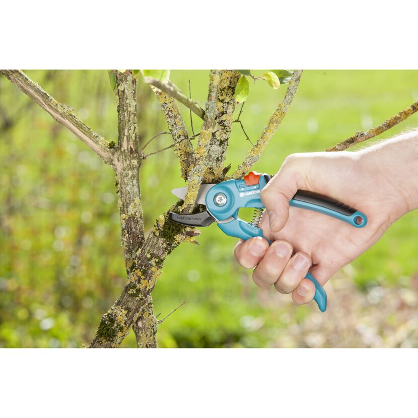 Gartenschere Amboss Stahl/Kunststoff