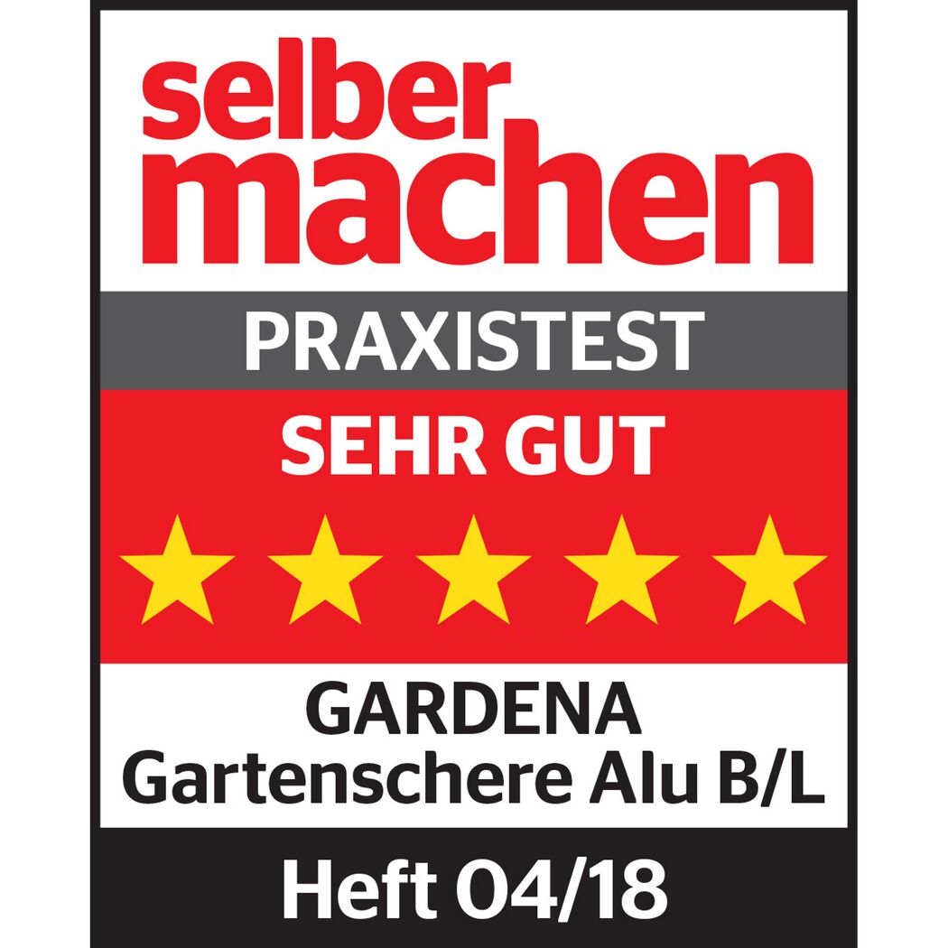 GARDENA Gartenschere Alu B/L: Praxistest "Sehr gut" (Heft 04/18)