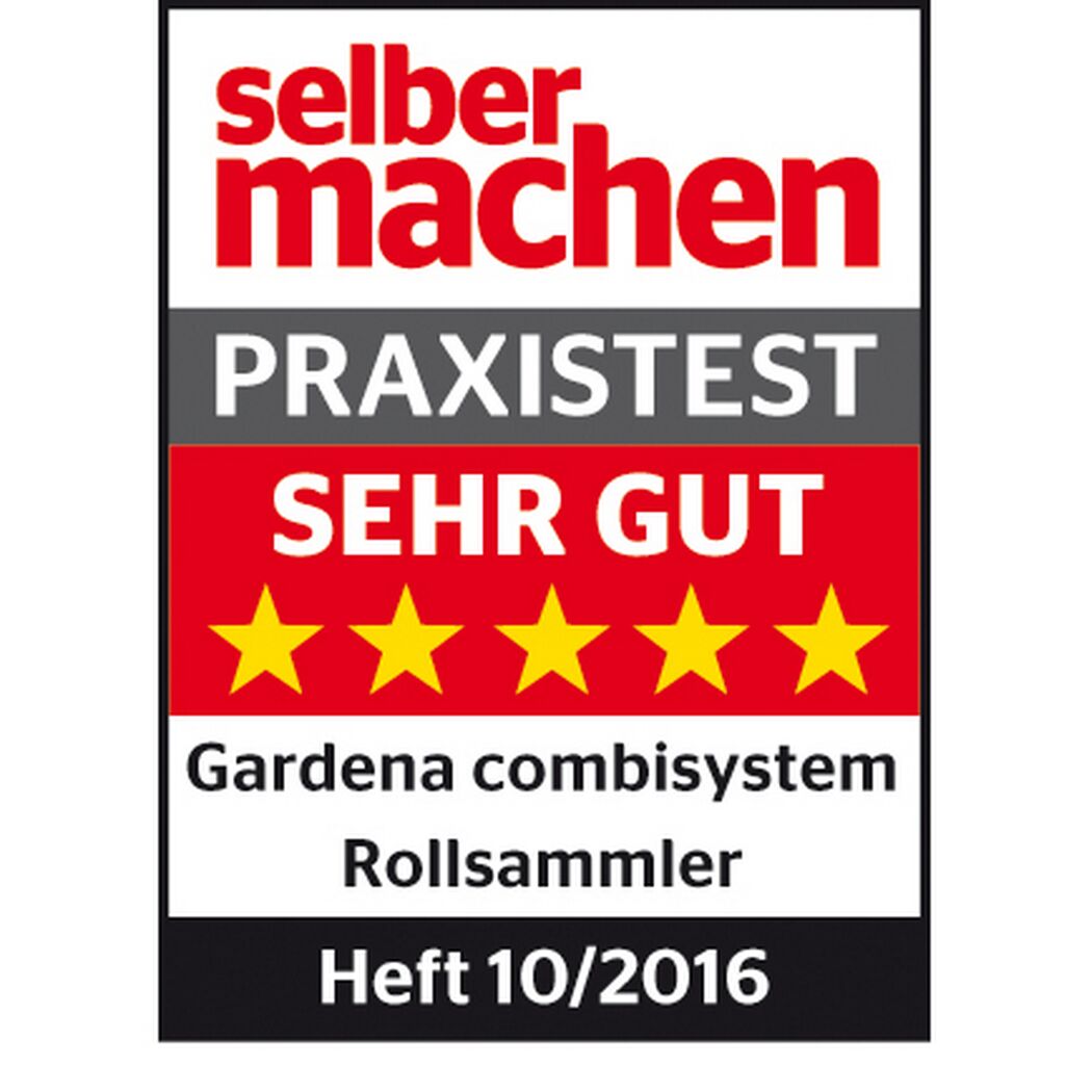 Gardena combisystem Rollsammler: Praxistest "Sehr gut" (Heft 10/2016)