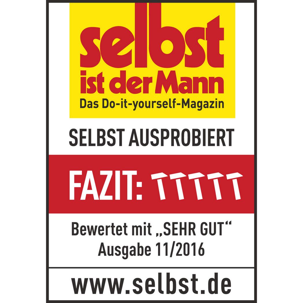 selbst ist der Mann Auszeichnung "Sehr gut"