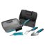 Gärtner-Set mit Tasche, Bürste, Schere, Harke und Schaufel