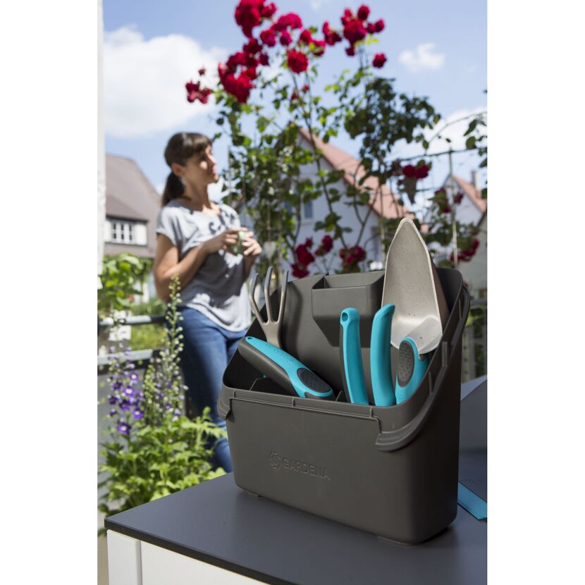 Gardena Balkon-Box mit Gartengeräten