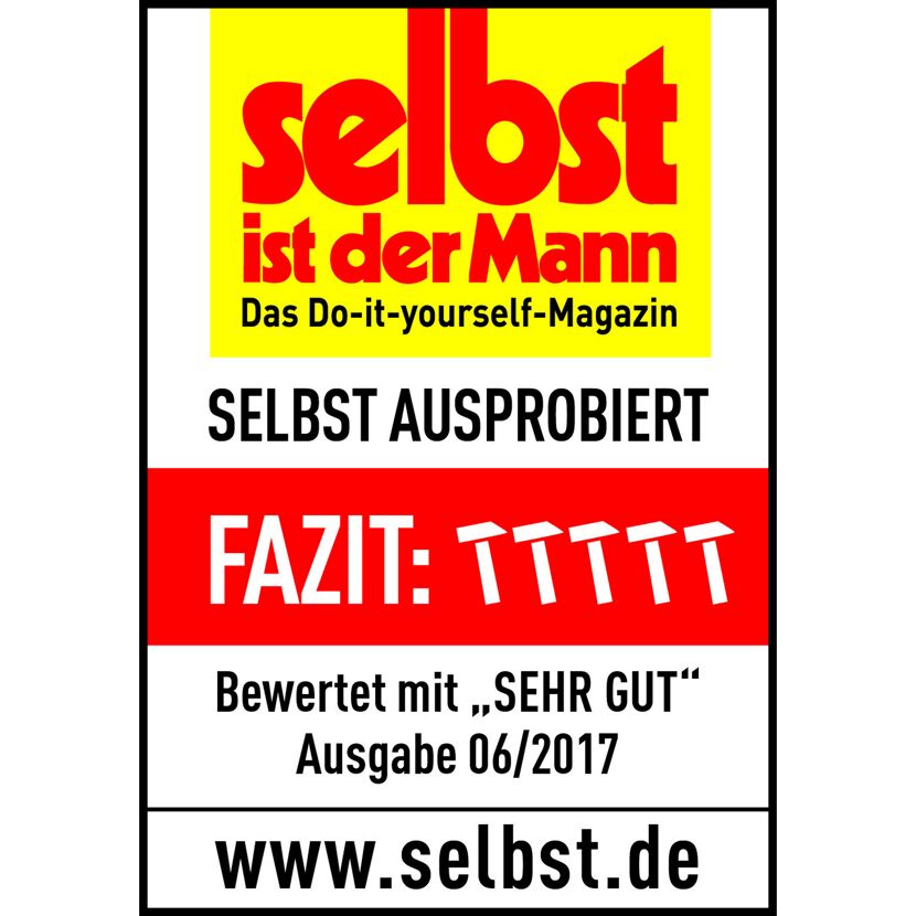 selbst ist der Mann Auszeichnung "Sehr gut"