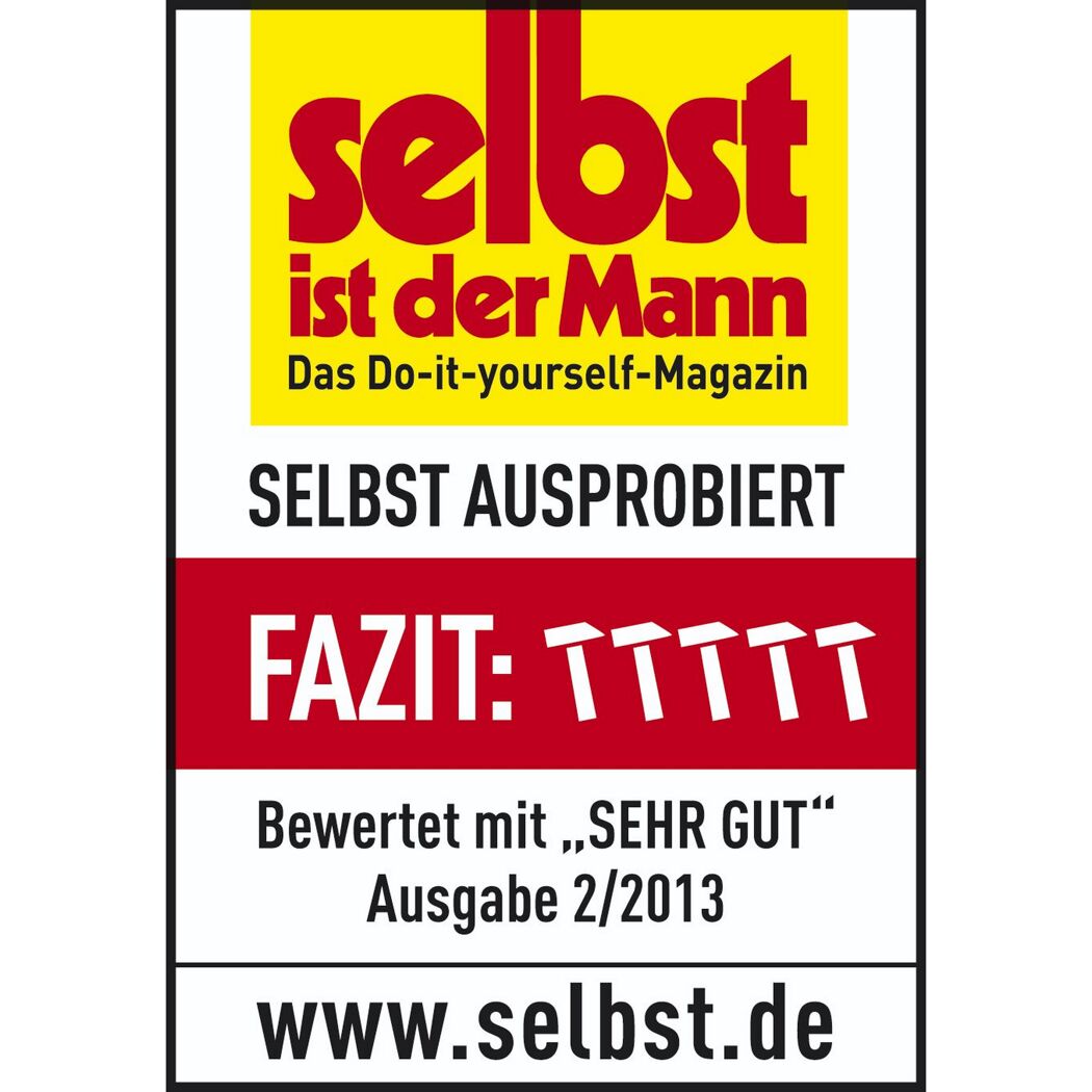 Selbst ist der Mann Auszeichnung "Sehr Gut"