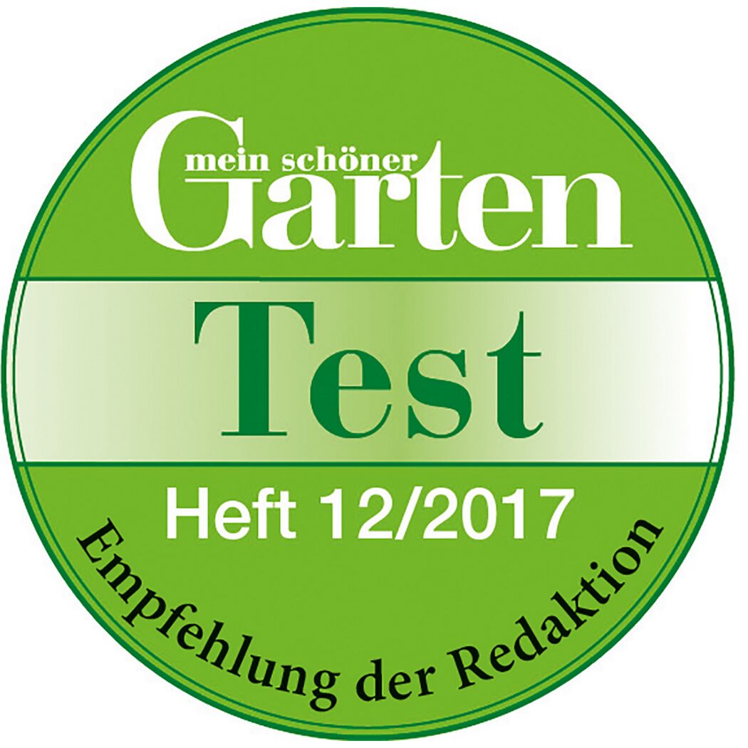 Mein schöner Garten Test, Heft 12/2017, Empfehlung der Redaktion